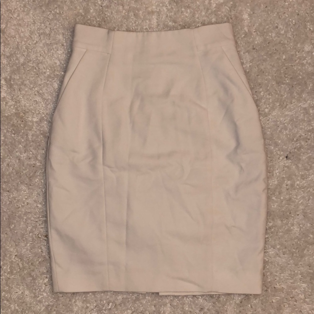 White pencil skirt from H&M, size 2